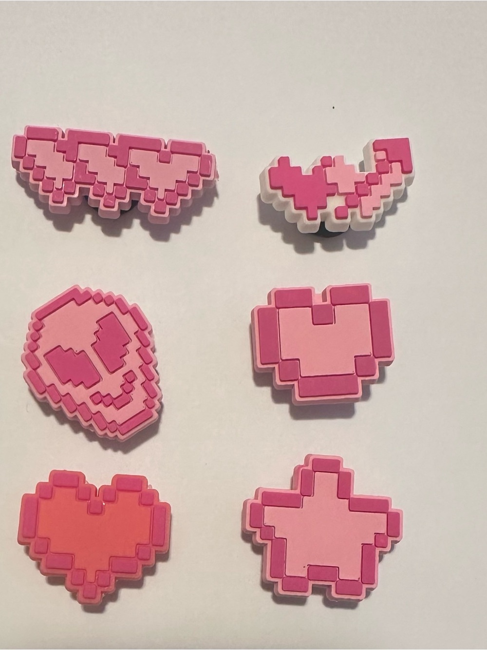 Pixel Art Croc Charms